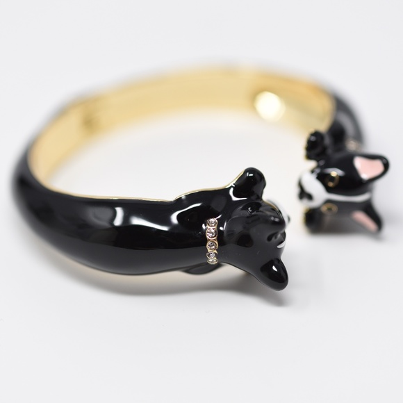 NEW Kate Spade Antoine Dog Open Hinged Cuff - Picture 5 of 8
